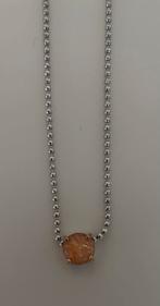 Ti Sento ketting met steen, Ophalen of Verzenden, Zo goed als nieuw, Zilver, Met edelsteen