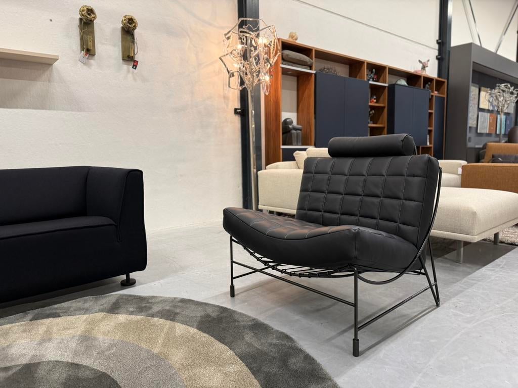 Nieuw Leolux Volare Fauteuil zwart leer Design stoel, Huis en Inrichting, Fauteuils, Leolux, Pode Harvink Jori Rolf Benz Design on Stock Eyye Montis