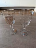 Vintage wijnglazen met gouden details van Pip Studio, Antiek en Kunst, Antiek | Glas en Kristal, Ophalen