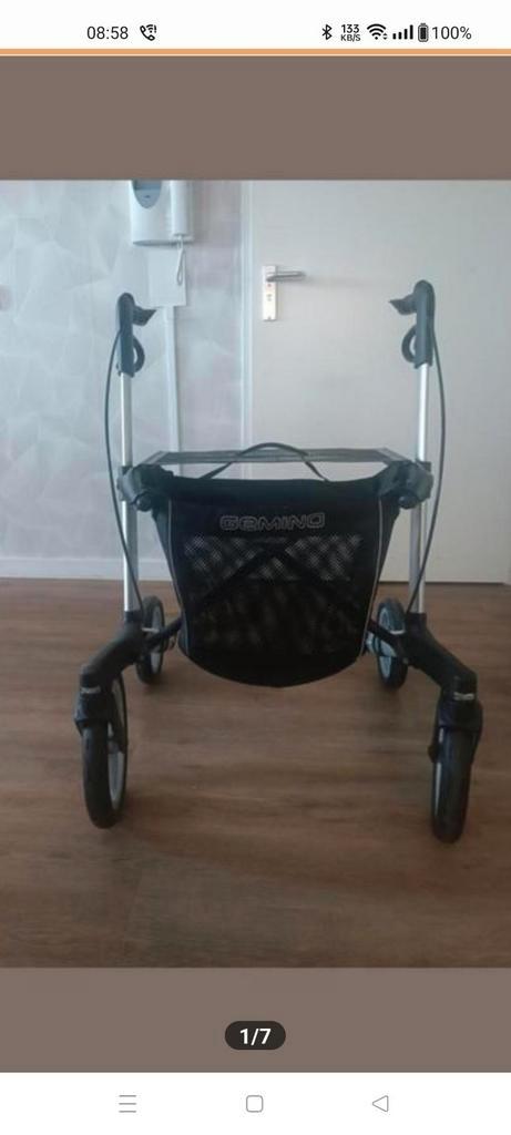Rollator Gemini 30 lichtgewicht, Diversen, Rollators, Zo goed als nieuw, Lichtgewicht, Ophalen of Verzenden