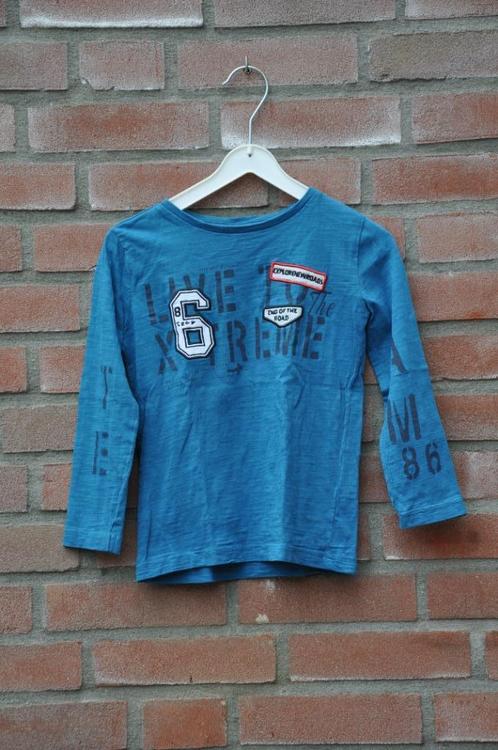 longsleeve 104, kinderkleding 104, scamps&boys shirt 104, Kinderen en Baby's, Kinderkleding | Maat 104, Zo goed als nieuw, Jongen