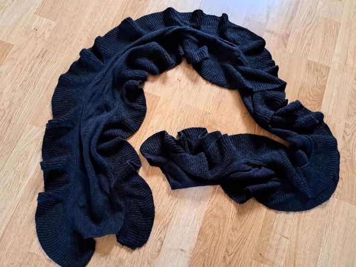zwarte Sjaal met glitter    jusa17, Kleding | Dames, Mutsen, Sjaals en Handschoenen, Zo goed als nieuw, Sjaal, Maat 42/44 (L)