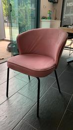 Velvet stoel rose, Ophalen of Verzenden, Zo goed als nieuw, Twee