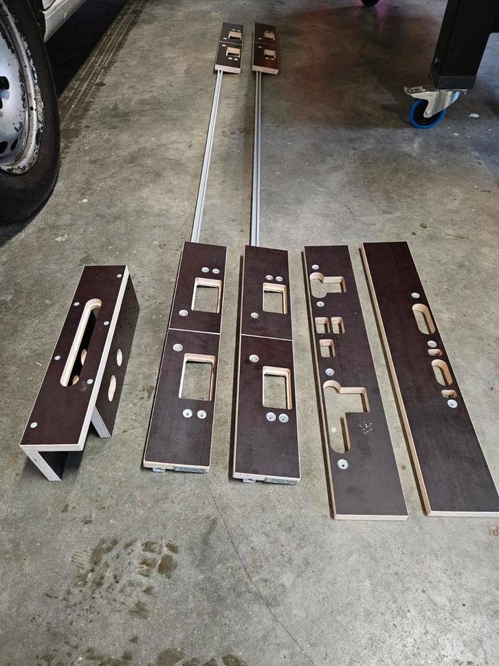 Freesmal set deur scharnieren, Doe-het-zelf en Verbouw, Steigers, Nieuw, Overige typen, Minder dan 2 meter, Ophalen of Verzenden