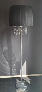 Zwarte vloerlamp+schemerlamp, Huis en Inrichting, Ophalen, Zo goed als nieuw, 150 tot 200 cm