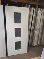 93x211,5 binnendeur opdek L mat glas zie omschrijving!, Ophalen, 80 tot 100 cm, Binnendeur, Nieuw