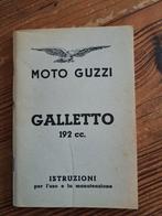 Guzzi Galletto 192cc.Handleiding., Motoren, Ophalen of Verzenden, Moto Guzzi