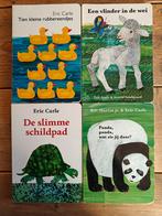 4 Kartonnen boekjes van Eric Carle., Ophalen of Verzenden, Zo goed als nieuw, Fictie algemeen