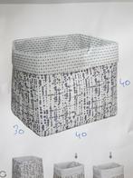 Opbergbox opvouwbaar grijs wit 30x40 cm, Ophalen of Verzenden, Nieuw, Overige typen