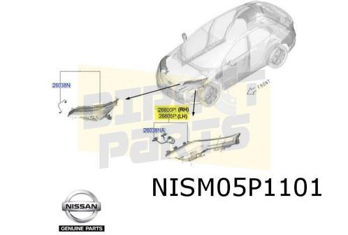 Nissan Ariya (7/22-) dagrijlicht LED Links Origineel! 266055, Auto-onderdelen, Verlichting, Nissan, Nieuw, Verzenden