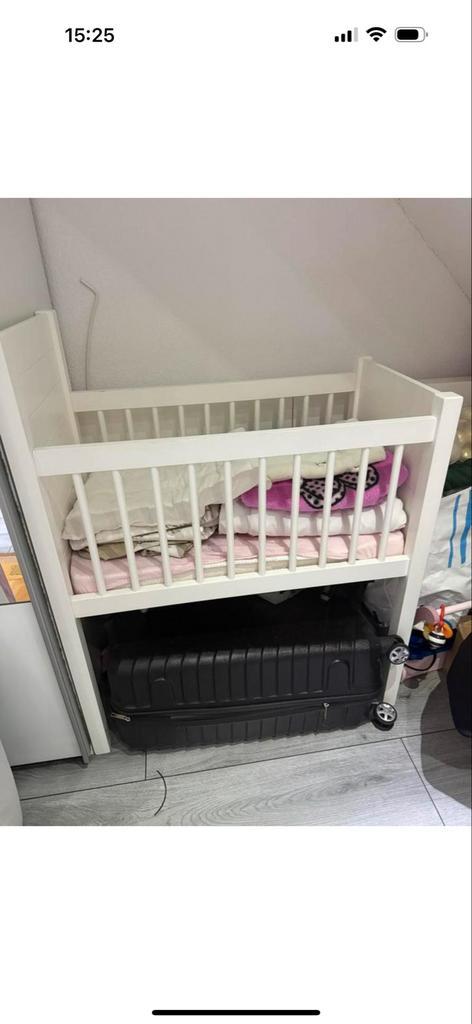 Witte Halfhoogslaper - Ideaal voor kleine ruimtes!, Kinderen en Baby's, Kinderkamer | Stapelbedden en Hoogslapers, Gebruikt, Halfhoogslaper