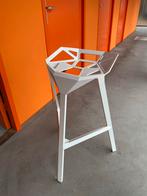 Magis stool one barkrukken, 3 stuks, wit aluminium, Ophalen, Zo goed als nieuw