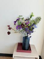 Zijden bloemen boeket met vaas, Huis en Inrichting, Ophalen of Verzenden, Nieuw