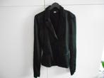 Prachtige zwarte blazer met een glansje van Chiarico, XXS., Verzenden, Zwart, Chiarico, Zo goed als nieuw