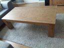 Salontafel (mogelijk met tv dressoir), Ophalen, Gebruikt, 100 tot 150 cm, Eikenhout
