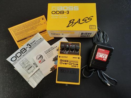 Boss ODB-3 Bass Overdrive met Adaptor, Muziek en Instrumenten, Effecten, Zo goed als nieuw, Distortion, Overdrive of Fuzz, Volume