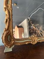 "HENDRICKX " Franse Wandspiegel Gips en Hout., Ophalen, Overige vormen, 50 tot 100 cm, Minder dan 100 cm