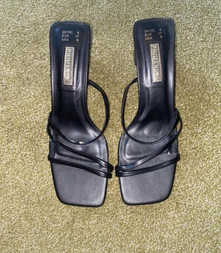 Strap hakken zwart zomer halken, Kleding | Dames, Schoenen, Zo goed als nieuw, Zwart, Ophalen of Verzenden