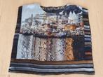 Veelkleurige zijden blouse XL., Ophalen of Verzenden, Zo goed als nieuw, Maat 46/48 (XL) of groter, Overige kleuren
