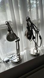 2 stuks Ikea  forsa bureaulamp/nachtlamp RVS, Ophalen of Verzenden, Zo goed als nieuw, Minder dan 50 cm
