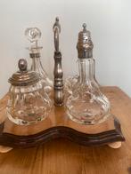 Zilveren cruet set, Antiek en Kunst, Antiek | Keukenbenodigdheden, Ophalen of Verzenden