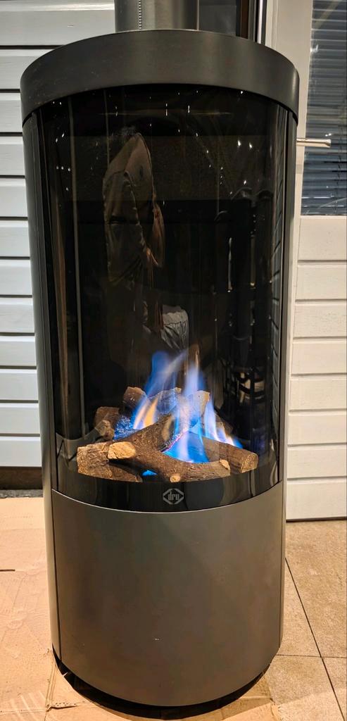Dru Circo RCE 6 kW vrijstaande gaskachel gashaard, Huis en Inrichting, Kachels, Gebruikt, Vrijstaand, Gaskachel, Gas, Ophalen