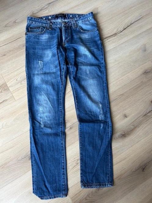 Blauwe jeans Philipp Plein Mt 34, Kleding | Heren, Spijkerbroeken en Jeans, Zo goed als nieuw, Overige jeansmaten, Blauw, Verzenden