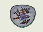 Gouda plateel schaal Iris vintage, Ophalen of Verzenden
