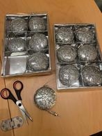 12 platte kerstballen, Ophalen of Verzenden