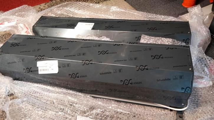 2 nieuwe rolluiken van Allulux antr grijs, Doe-het-zelf en Verbouw, Rolluiken, Nieuw, 100 tot 150 cm, Minder dan 100 cm, Grijs