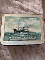 Vintage Van Rossem Tabaksdoos 'De Rode Zee', Ophalen of Verzenden, Gebruikt, Overige, Van Nelle