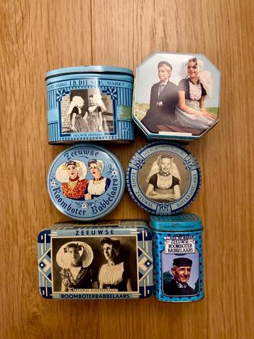 Bewaarblikken Zeeuwse Roomboter Babbelaars 6 stuks beschikbaar voor biedingen