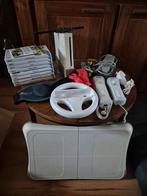 Nintendo Wii zeer complete set met spellen., Ophalen of Verzenden, Zo goed als nieuw, Met 2 controllers