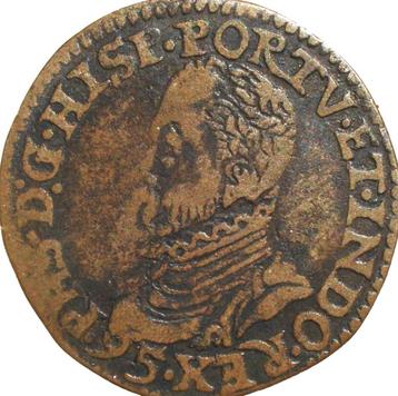 Spaanse Nederlanden rekenpenning 1595 (onbeshreven variant) beschikbaar voor biedingen