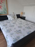 sprei 225x235cm inclusief 2 kussens, Huis en Inrichting, Slaapkamer | Beddengoed, Gebruikt, Blauw, Overige typen, Tweepersoons