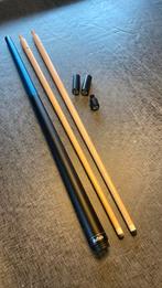 Biljartkeu Buffalo met twee toppen, Sport en Fitness, Biljarten en Poolen, Ophalen of Verzenden, Zo goed als nieuw, Keu of Ballen