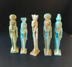 Shabti beeldjes ( 5 stuks) faience Egypte, Overige typen, Ophalen of Verzenden