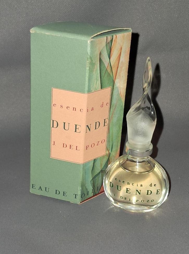 Volle parfum mini - J del Pozo Duende   + doosje, Verzamelen, Parfumverzamelingen, Zo goed als nieuw, Miniatuur, Gevuld, Ophalen of Verzenden