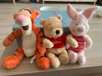 Winnie de Poeh, Knorretje & Teigetje Knuffels beschikbaar voor biedingen