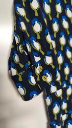 Jbc jurk vrolijke vogeltjes blauw groen 40, Maat 38/40 (M), Blauw, Ophalen of Verzenden, Zo goed als nieuw