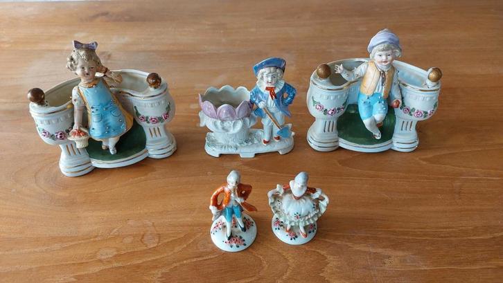 Vintage porseleinen beeldjes & vaasjes, Antiek en Kunst, Antiek | Porselein, Ophalen of Verzenden