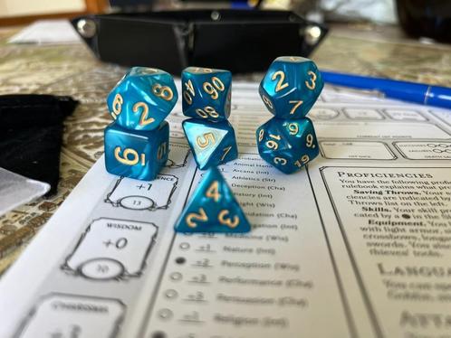 DND dobbelstenen sets – incl. gratis zakje!, Hobby en Vrije tijd, Gezelschapsspellen | Bordspellen, Nieuw, Een of twee spelers