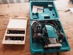 Makita RP0900 Bovenfrees + Stehle Frezenset, Doe-het-zelf en Verbouw, Gereedschap | Freesmachines, Ophalen, Zo goed als nieuw