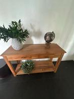 Teakhouten Sidetable 120cm, Huis en Inrichting, Tafels | Sidetables, Ophalen, 100 tot 150 cm, Teakhout, Zo goed als nieuw