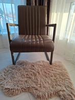 Stijlvolle fauteuil met metalen frame, 50 tot 100 cm, Grijs, Zo goed als nieuw, Modern