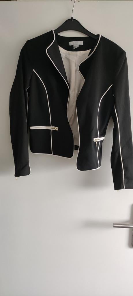 H&M Blazer - maat 36, Maat 38/40 (M), H&M, Zwart, Ophalen of Verzenden