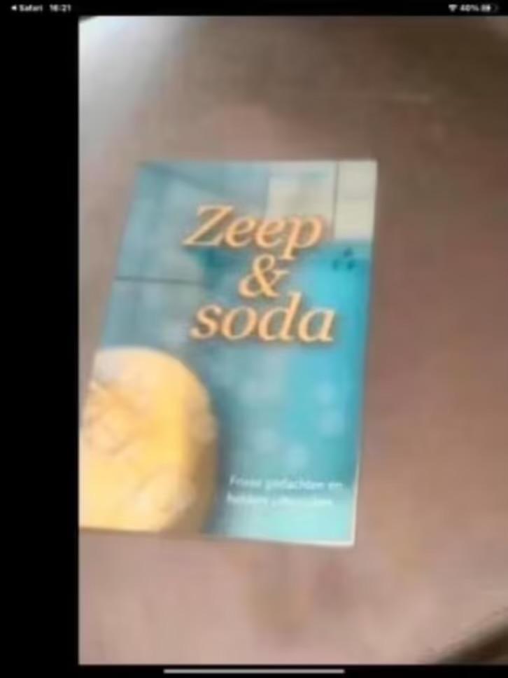 zeep en soda, Ophalen of Verzenden