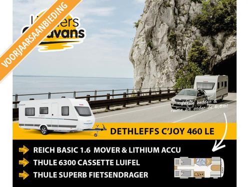 Dethleffs C'Joy 460 LE MOVER-LUIFEL-VOORDEEL, Caravans en Kamperen, Caravans, Bedrijf, tot en met 3, 750 - 1000 kg, Standaardzit