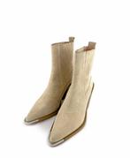 Suede Enkellaarzen - Beige - Maat 40, Kleding | Dames, Schoenen, Ophalen, LOIE, Beige, Lage of Enkellaarzen