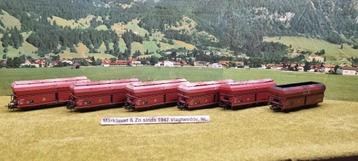 Marklin 4624/4626 Groot volume wagens ( 6x) beschikbaar voor biedingen